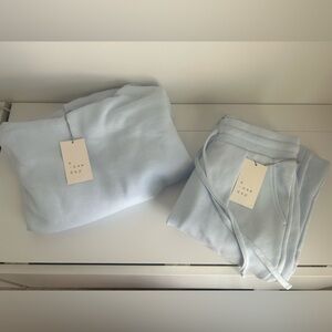 a new day Light Blue Sweatshirt & Hoodie Set